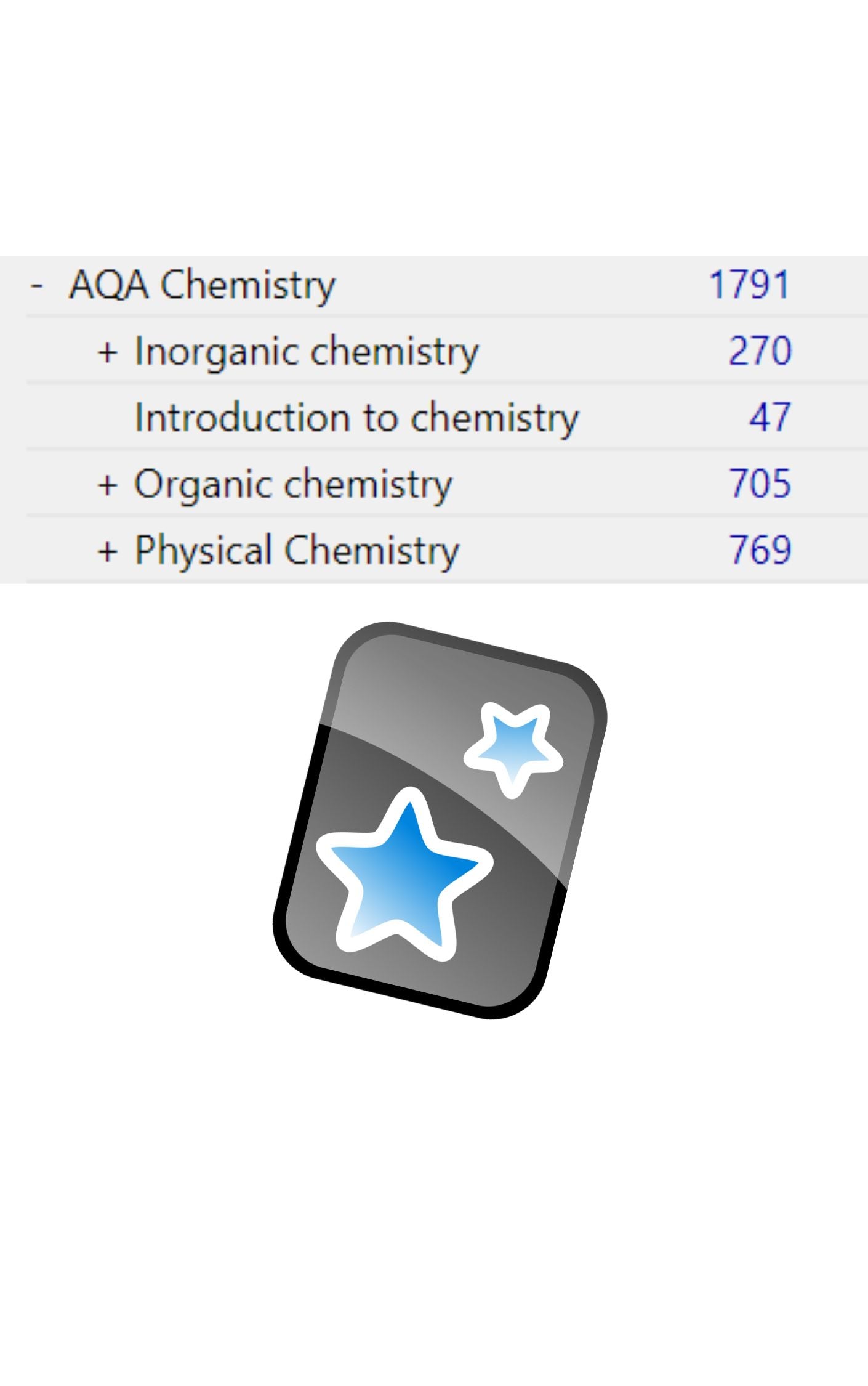 A-Level Chemistry Anki Deck - AQA