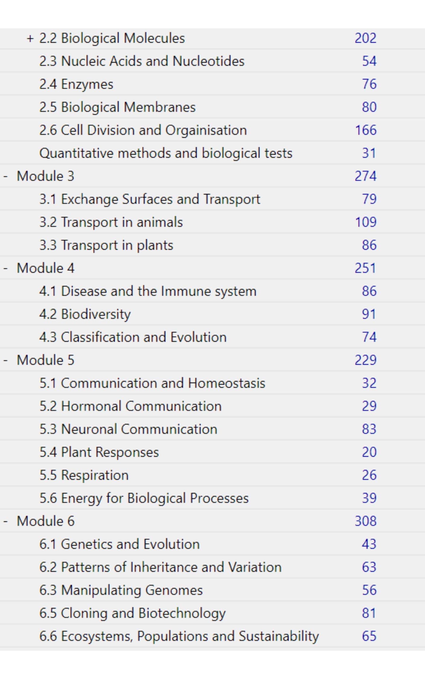 A-Level Biology A* notes and flashcards - OCR