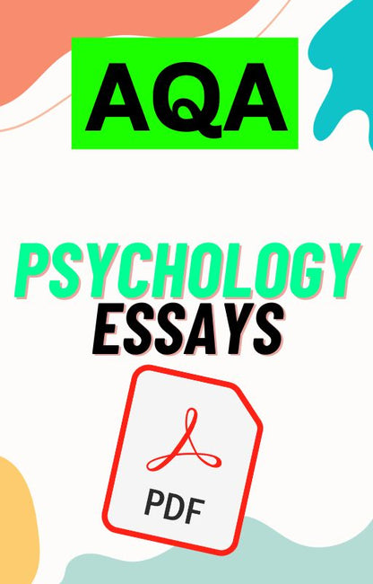 Alevel Psychology social influence essays bundle (8 essays)